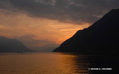 Sunset on Lake Lucerne